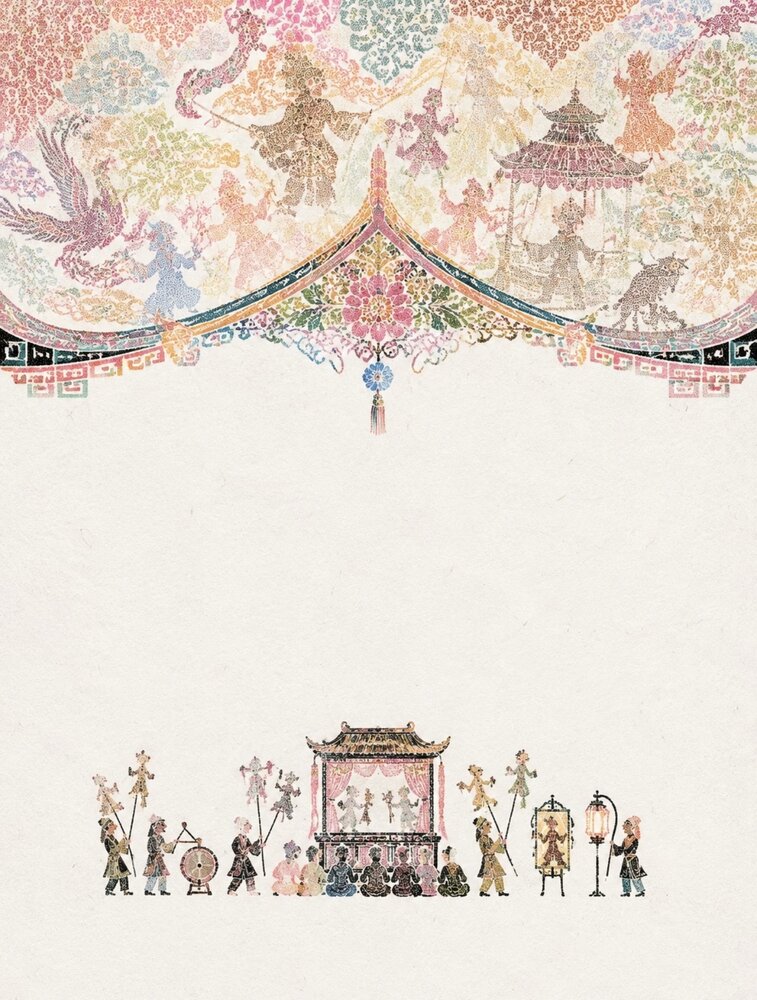 AI-generated letterhead border art in development